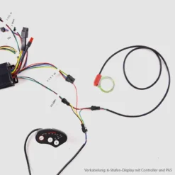 6-Stufen-Display mit Anfahrhilfe und Akkustandsanzeige | Schaltsensoren & Steuersystemteile -EBike-Solutions Geschäft 6 Stufen Display Anfahrhilfe Akkustandsanzeige aesw6s F06 1280x1280