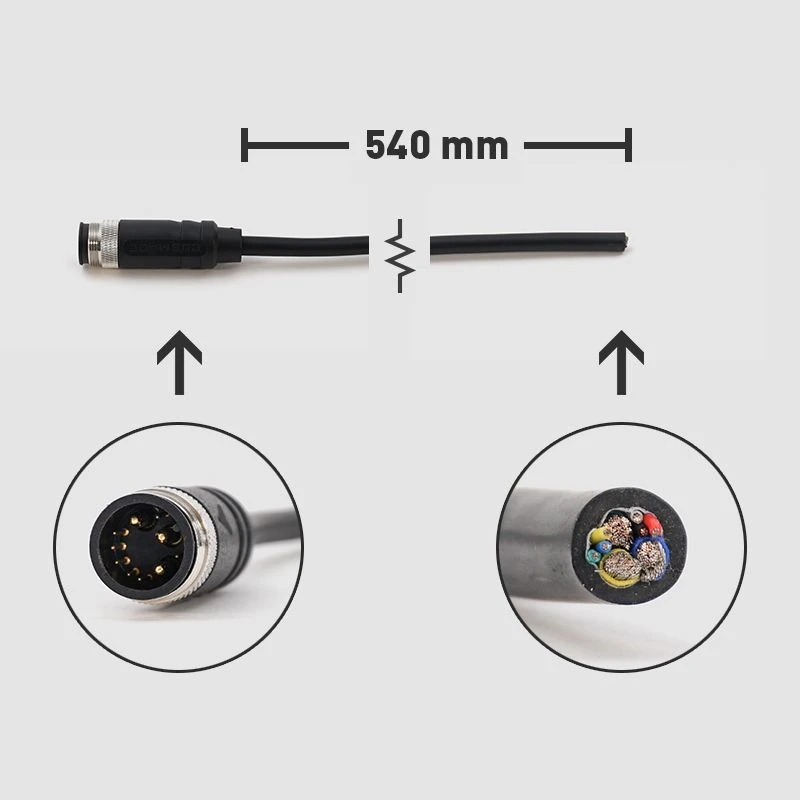 Motorkabel Puma mit L1019 Stecker (m) & offenem Kabelende | Elektronik & Spannungswandler 3 Motorkabel Puma mit L1019 Stecker (m) & offenem Kabelende | Elektronik & Spannungswandler