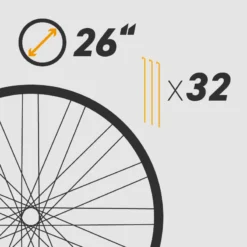 Felge 26 Zoll Für 32 Speichen | Hochwertige Fahrradfelge | Fahrradteile & Speichen