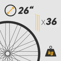 Extra Stabile Felge 26 Zoll für 36 Speichen - Hochwertige Felge für Motorräder