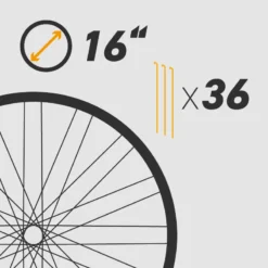 Felge 16 Zoll für 36 Speichen - Hochwertige Fahrradfelge für optimale Performance