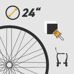 Felge 24 Zoll Für 36 Speichen - Hochwertige Fahrradfelge für optimale Fahrleistung