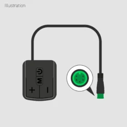 Bedienelement Für EBS Farbdisplay Längs - Typ 860C | Ersatzteil für Fahrradteile & Smartphone-Halterungen